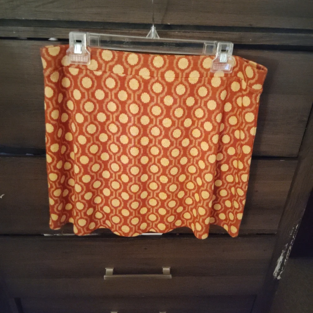 ZARA Geometric Print Mini Skirt - Large
